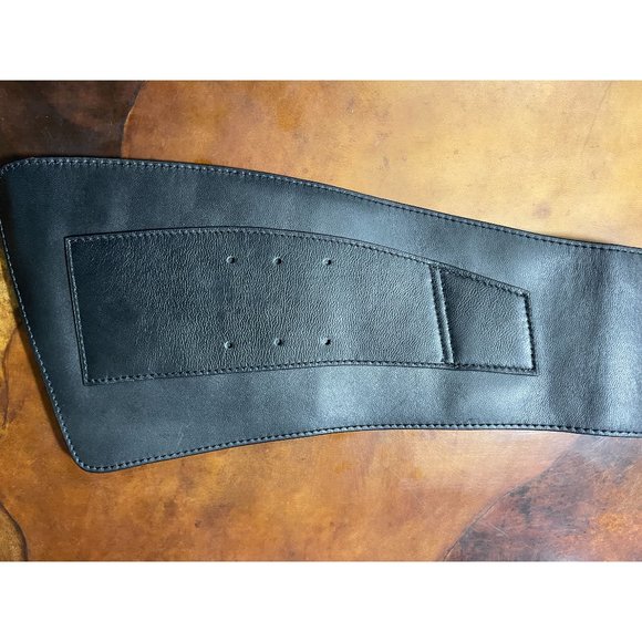 NWT Womens Extra Wide Black Belt Size Large